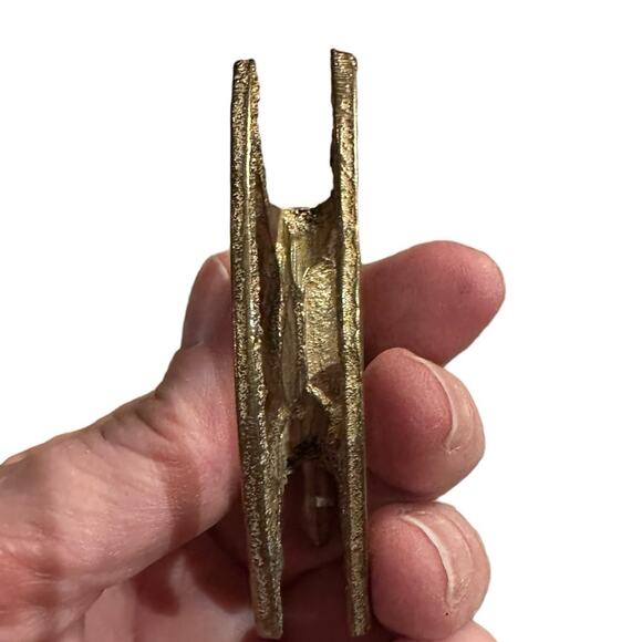 Solid Brass Miniature Rocking Horse - Picture 4 of 6